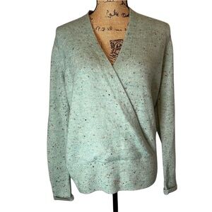 Lucky Brand Mint Green v-neck Sweater small petite